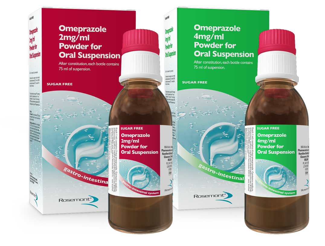 Omeprazole 2 mg/ml, Powder for Oral Suspension